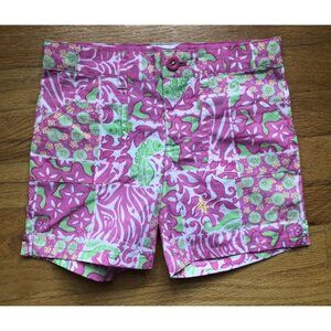 Lilly Pulitzer Size 6 Pink Shorts
